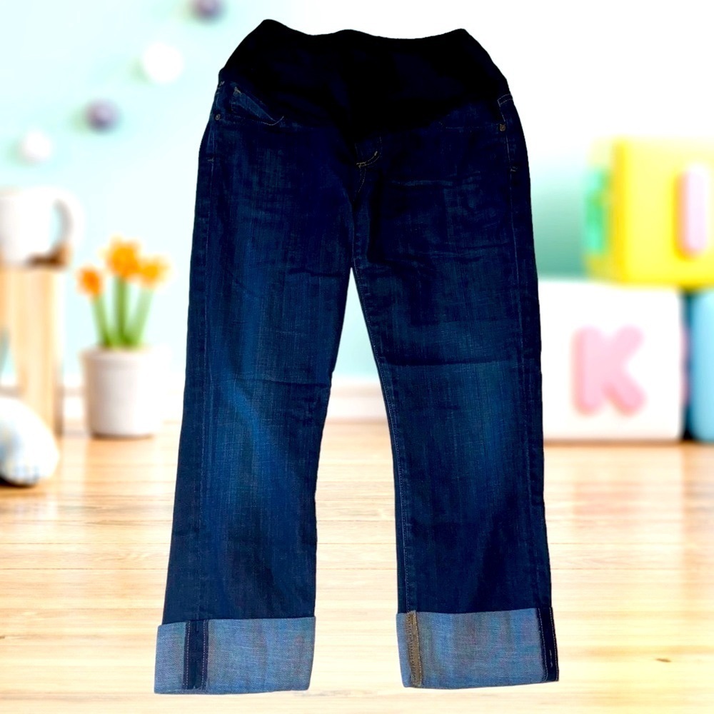Citizens Of Humanity Maternity Women’s  Size 30 Straight Blue Jean Capris